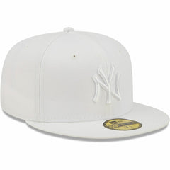 New York Yankees New Era White on White 59FIFTY Fitted Hat Sale