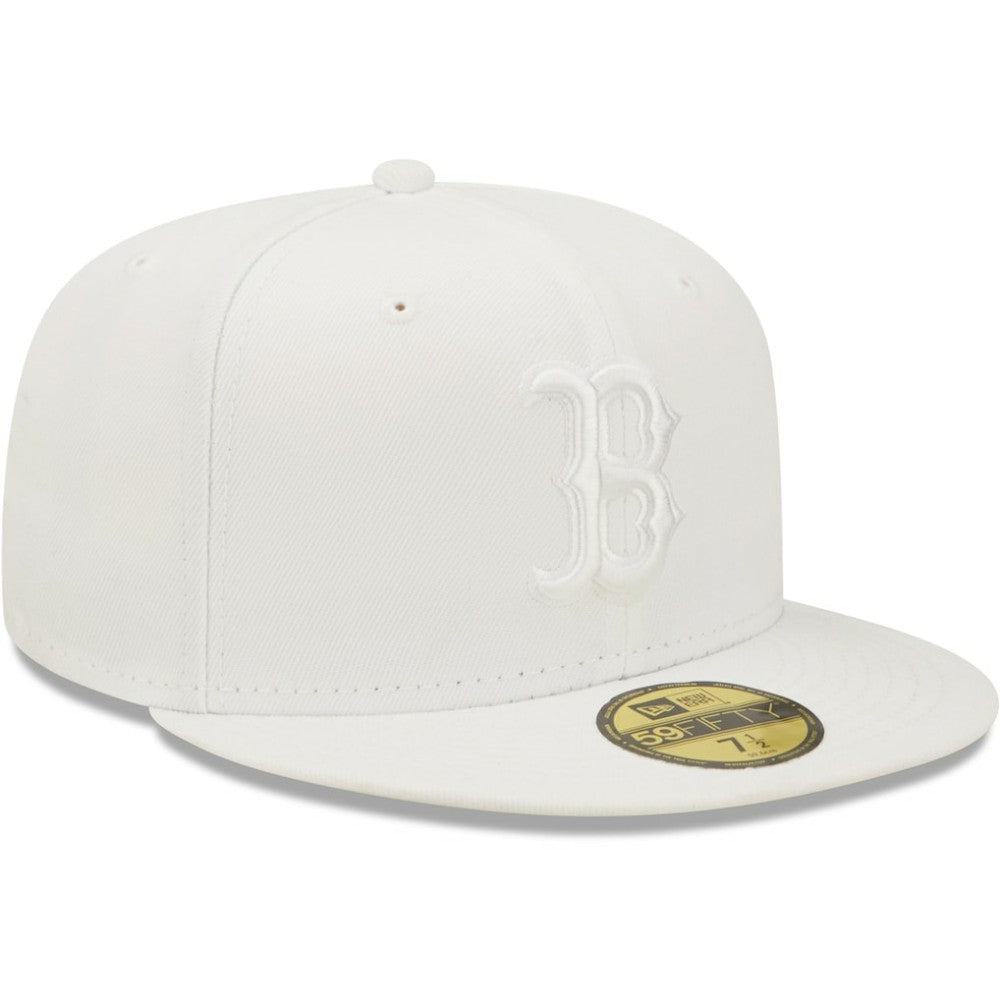 Boston Red Sox New Era White on White 59FIFTY Fitted Hat Online