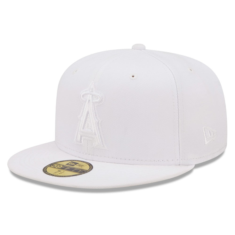 Los Angeles Angels New Era White on White 59FIFTY Fitted Hat Near Me