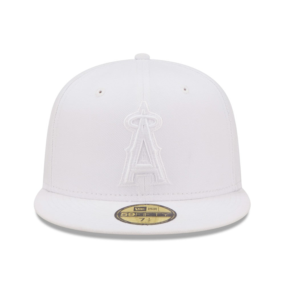 Los Angeles Angels New Era White on White 59FIFTY Fitted Hat Near Me