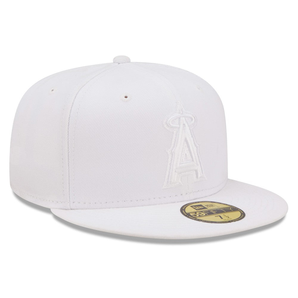 Los Angeles Angels New Era White on White 59FIFTY Fitted Hat Near Me