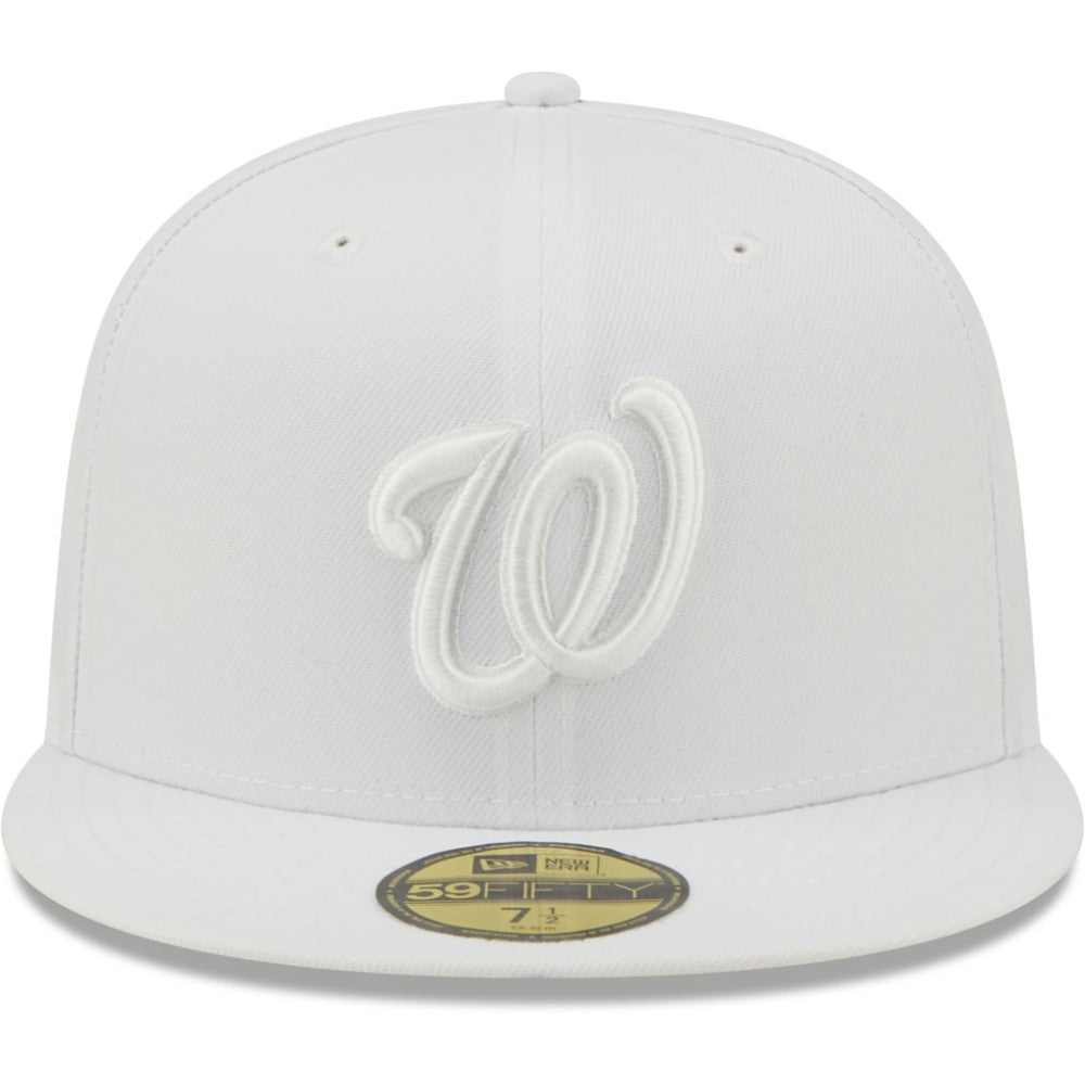 Washington Nationals New Era White on White 59FIFTY Fitted Hat Online
