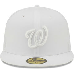 Washington Nationals New Era White on White 59FIFTY Fitted Hat Online