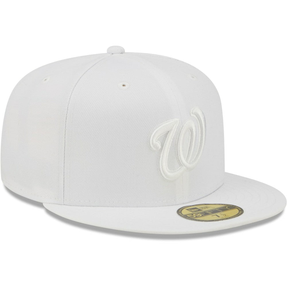 Washington Nationals New Era White on White 59FIFTY Fitted Hat Online