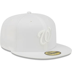 Washington Nationals New Era White on White 59FIFTY Fitted Hat Online
