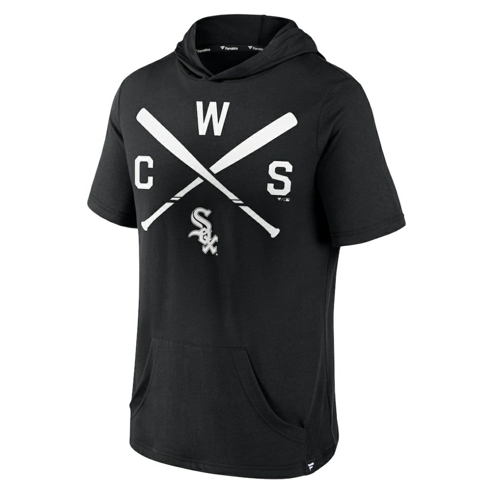 Chicago White Sox Fanatics Iconic Rebel Short Sleeve Hooded Top Online
