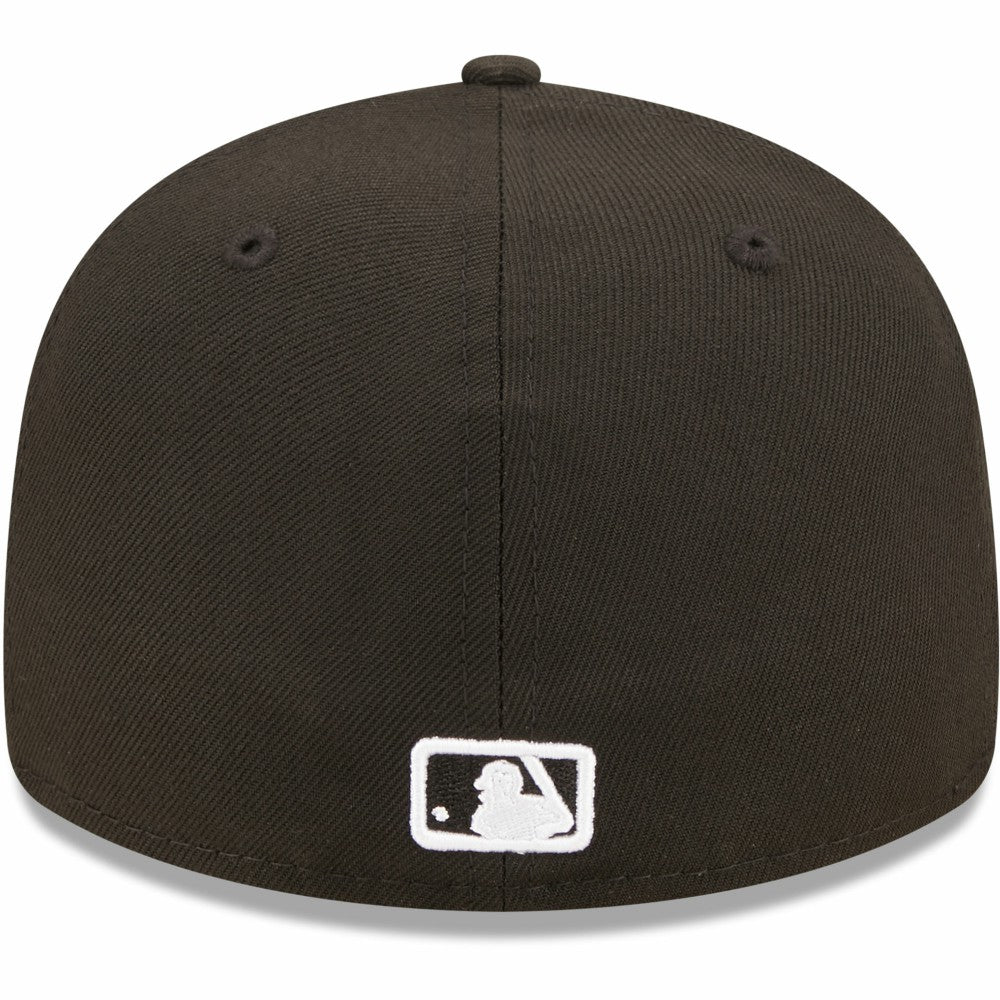 Milwaukee Brewers New Era Black & White Low Profile 59FIFTY Fitted Hat Sale