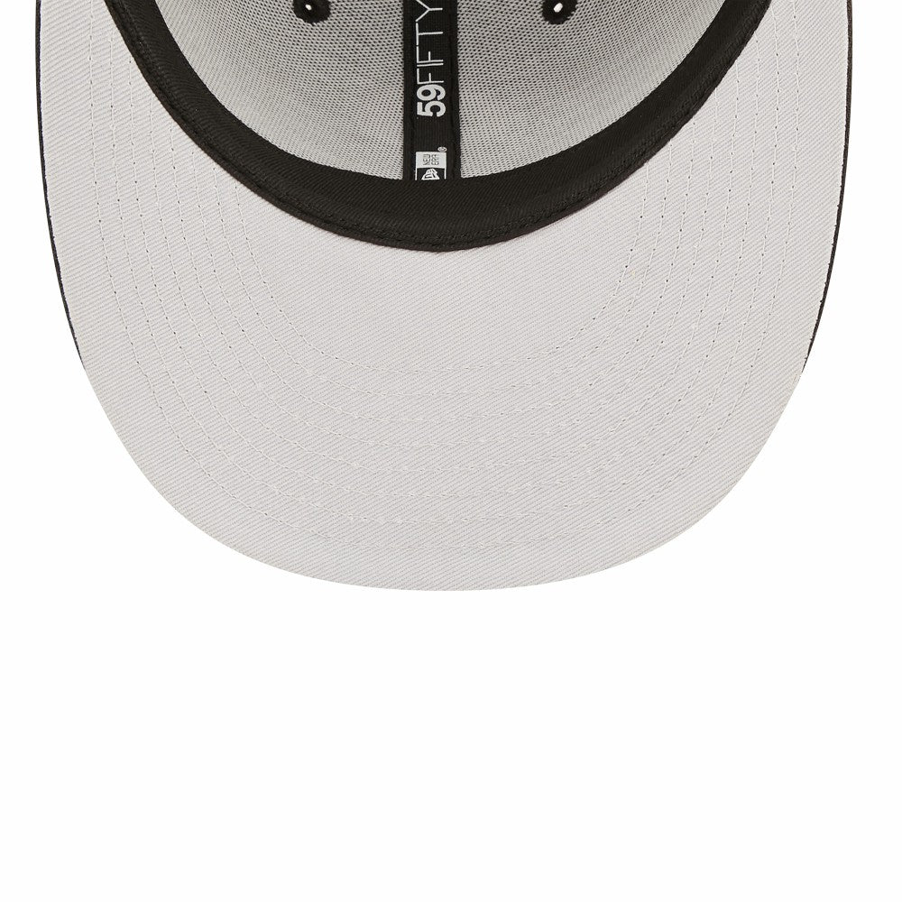 Milwaukee Brewers New Era Black & White Low Profile 59FIFTY Fitted Hat Sale