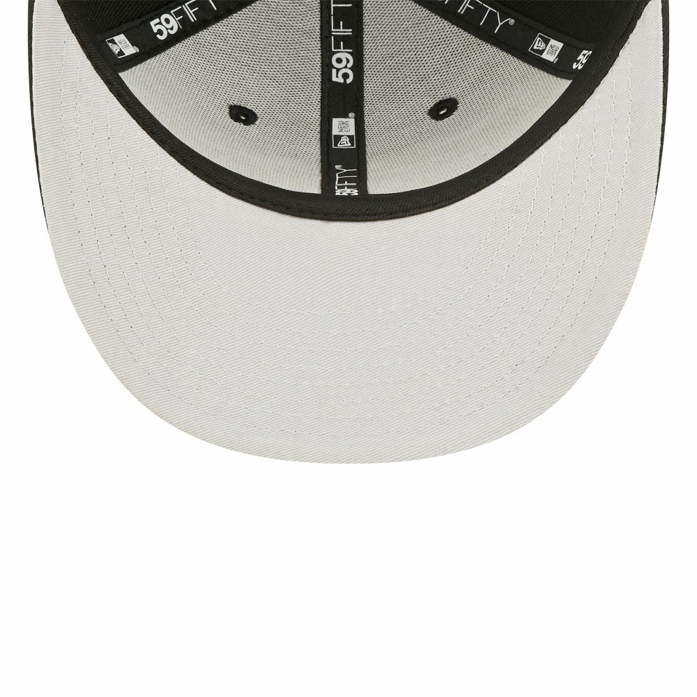 Miami Marlins New Era Black & White Low Profile 59FIFTY Fitted Hat Sale
