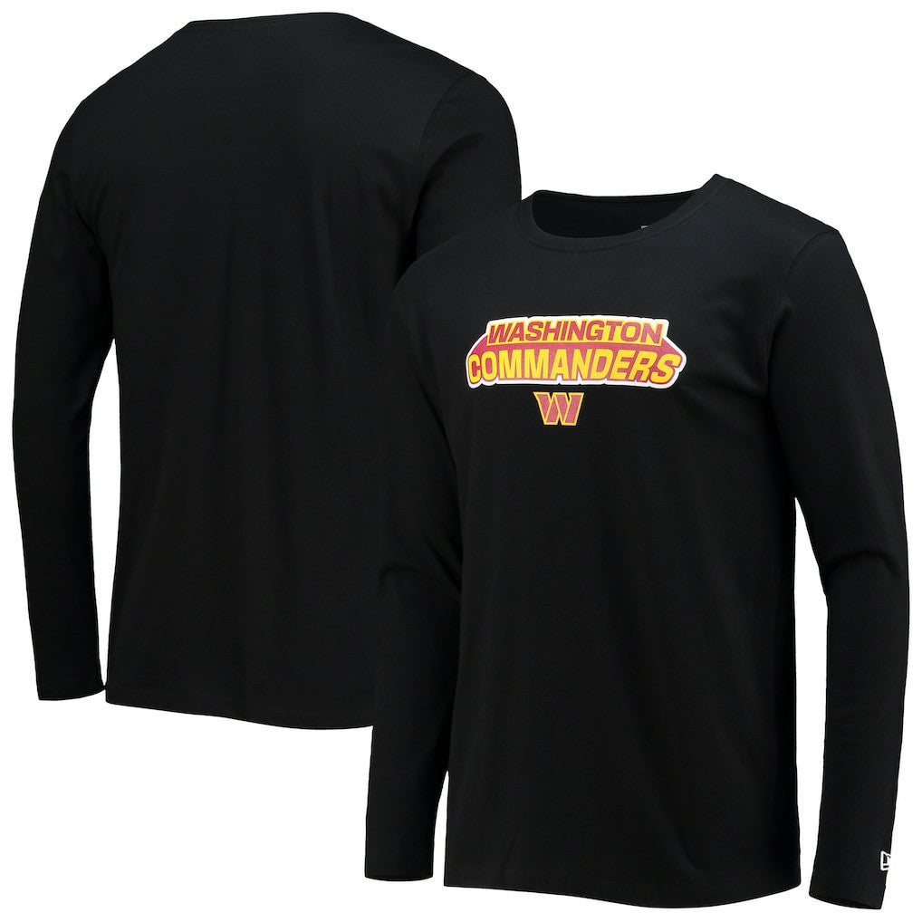 Washington Commanders New Era Long Sleeve T-Shirt - Black - NFL