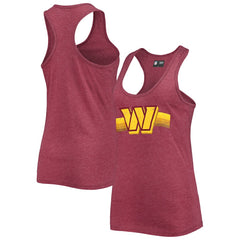 Washington Commanders New Era Women's Scoop Neck Racerback Tank Top - Burgundy - NFL