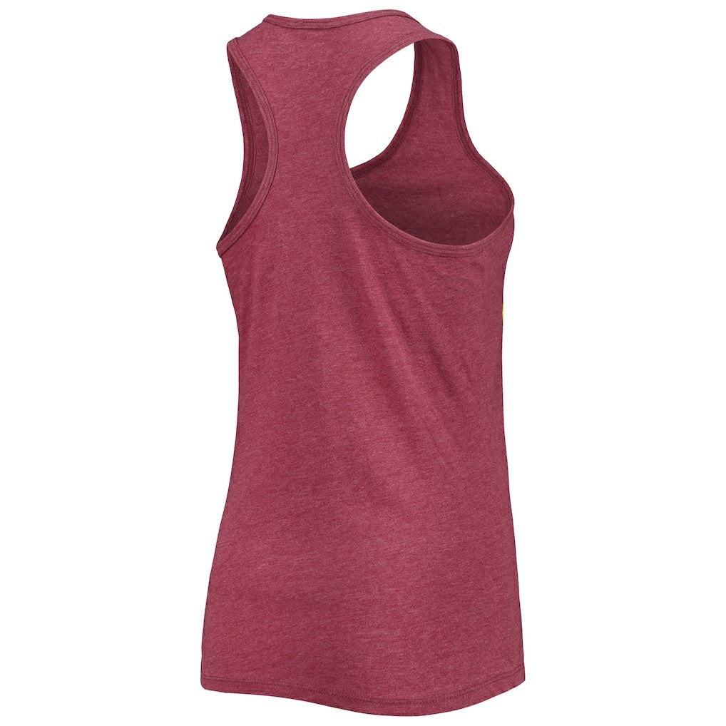 Washington Commanders New Era Women's Scoop Neck Racerback Tank Top - Burgundy - NFL