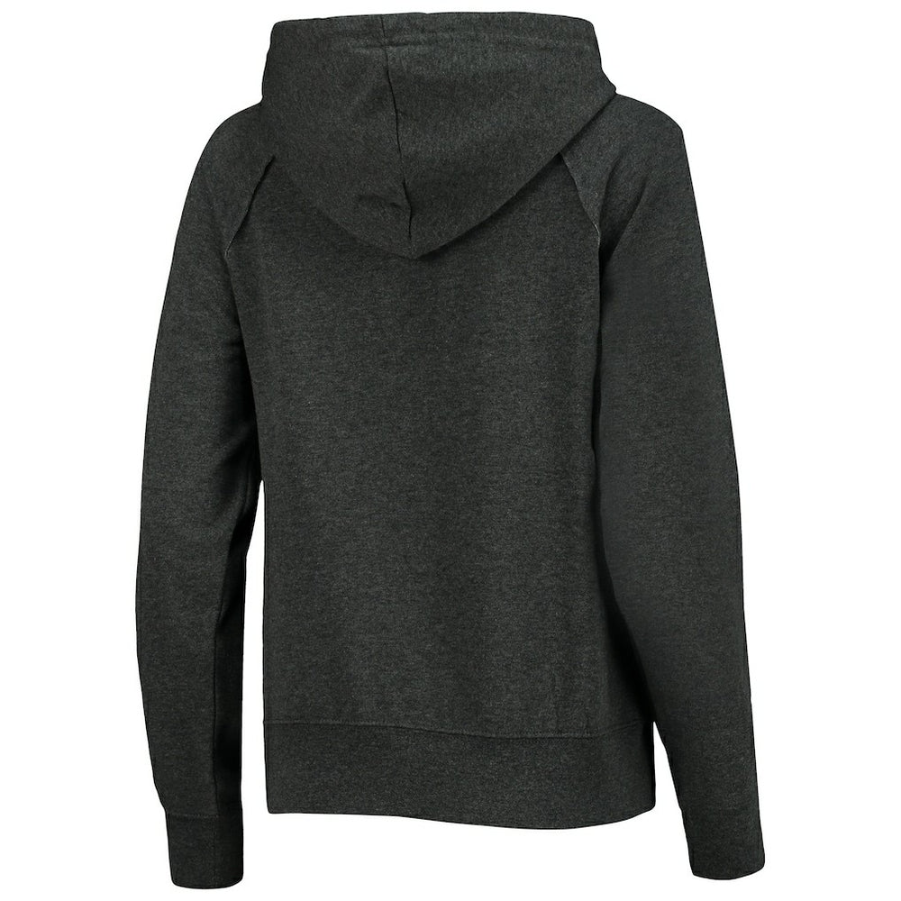 Washington Commanders New Era Women's Raglan Pullover Hoodie - Heathered Charcoal - NFL