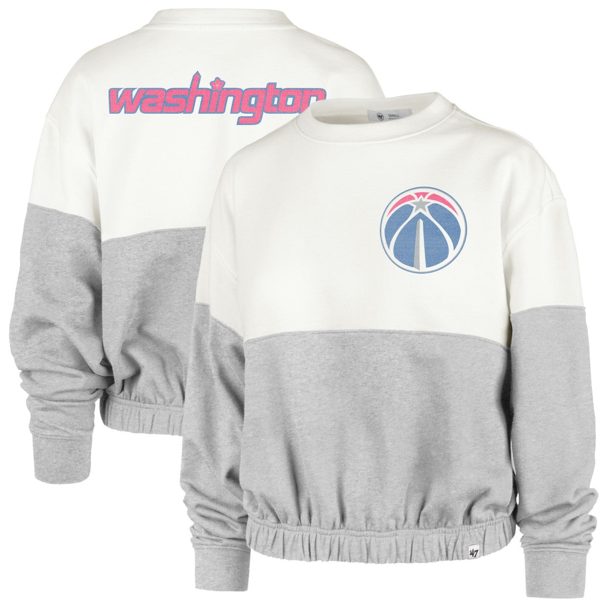 47 brand Washington Wizards '47 Women's City Edition Take Two Bonita Sweatshirt Cream