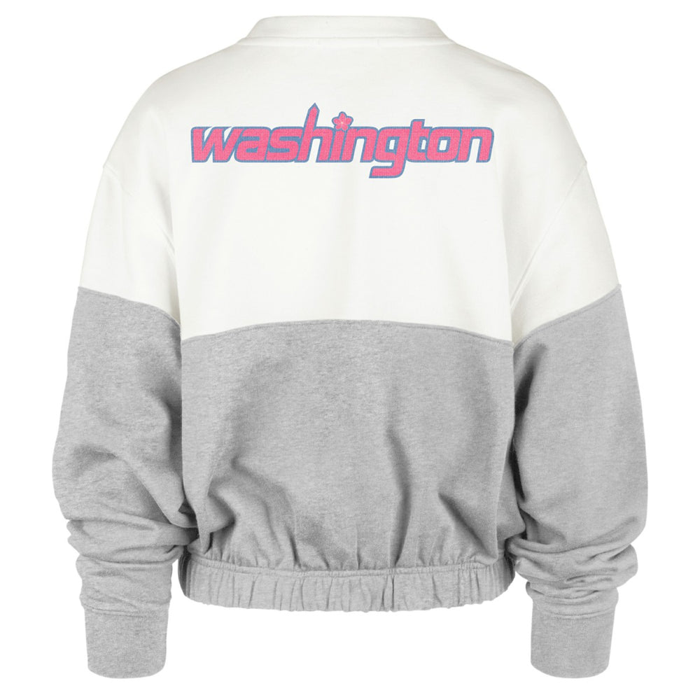 47 brand Washington Wizards '47 Women's City Edition Take Two Bonita Sweatshirt Cream