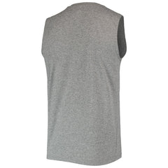 Las Vegas Raiders New Era Brushed Sleeveless Tank Top - Heathered Gray - NFL