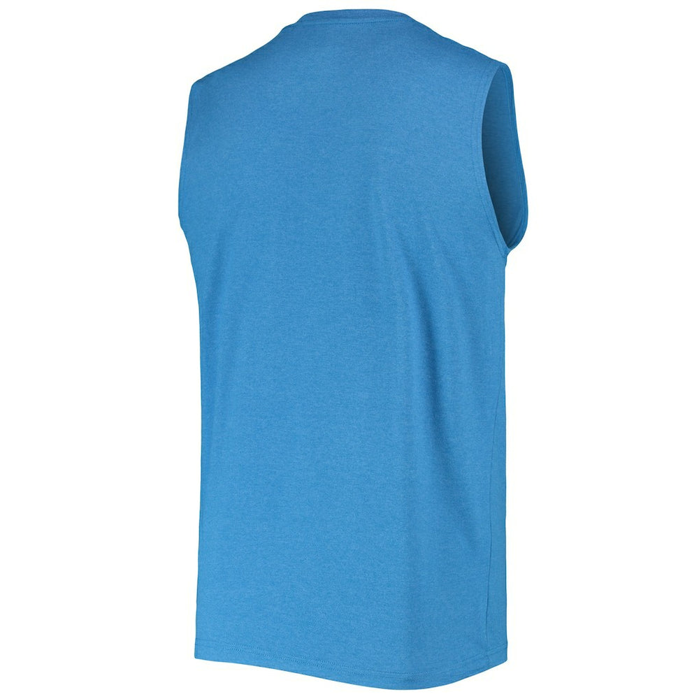 Los Angeles Rams New Era Brushed Sleeveless Tank Top - Royal - NFL