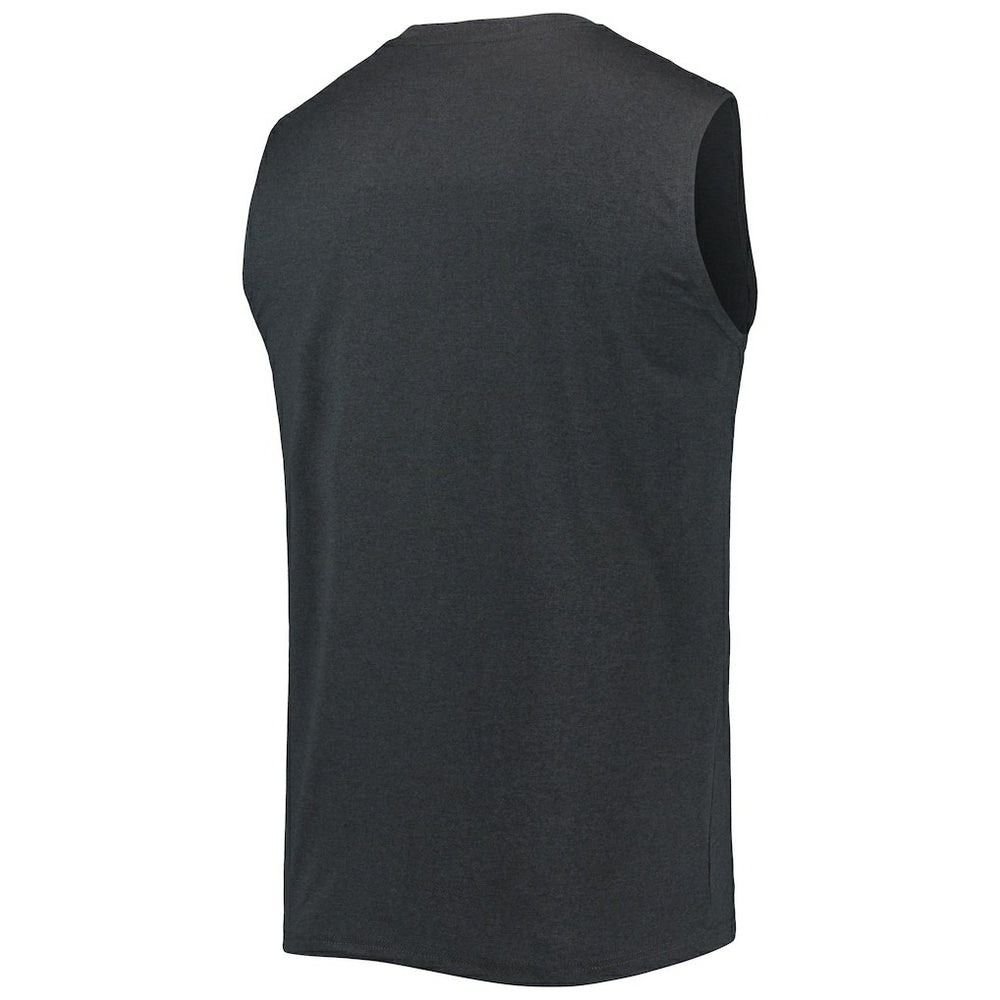 Pittsburgh Steelers New Era Brushed Sleeveless Tank Top - Black - NFL