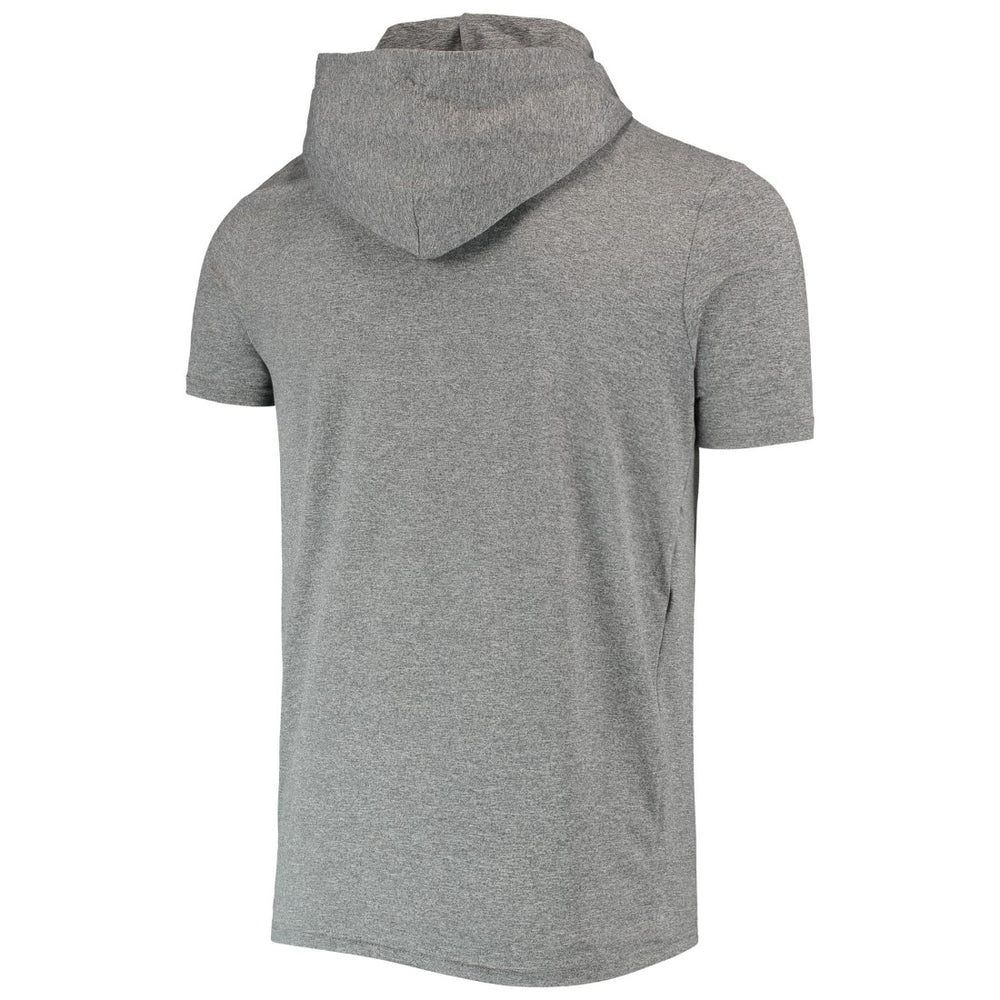 Seattle Seahawks New Era Team Brushed Hoodie T-Shirt - Heathered Gray - NFL