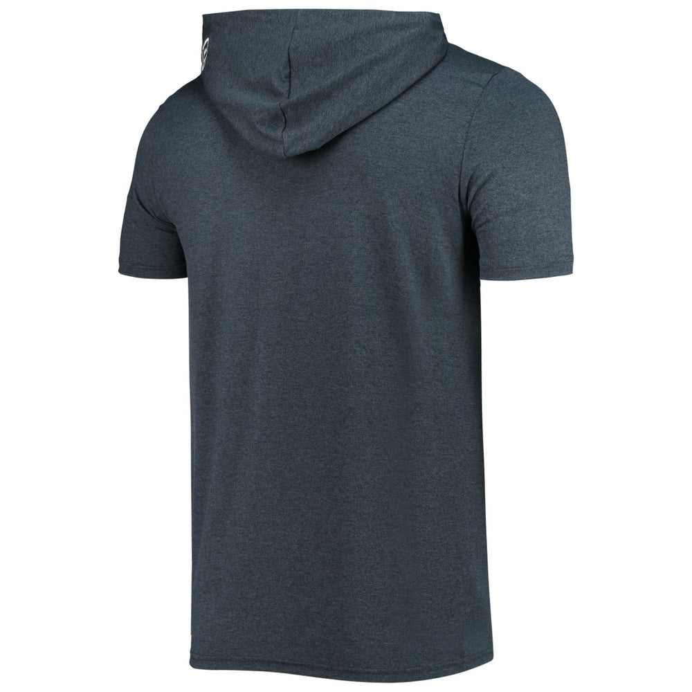 Tennessee Titans New Era Team Brushed Hoodie T-Shirt - Heathered Navy - NFL