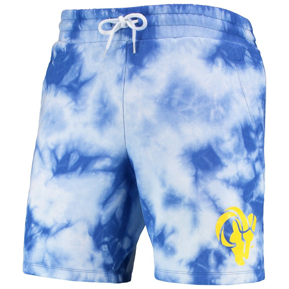 Los Angeles Rams New Era Tie-Dye Shorts - Royal - NFL