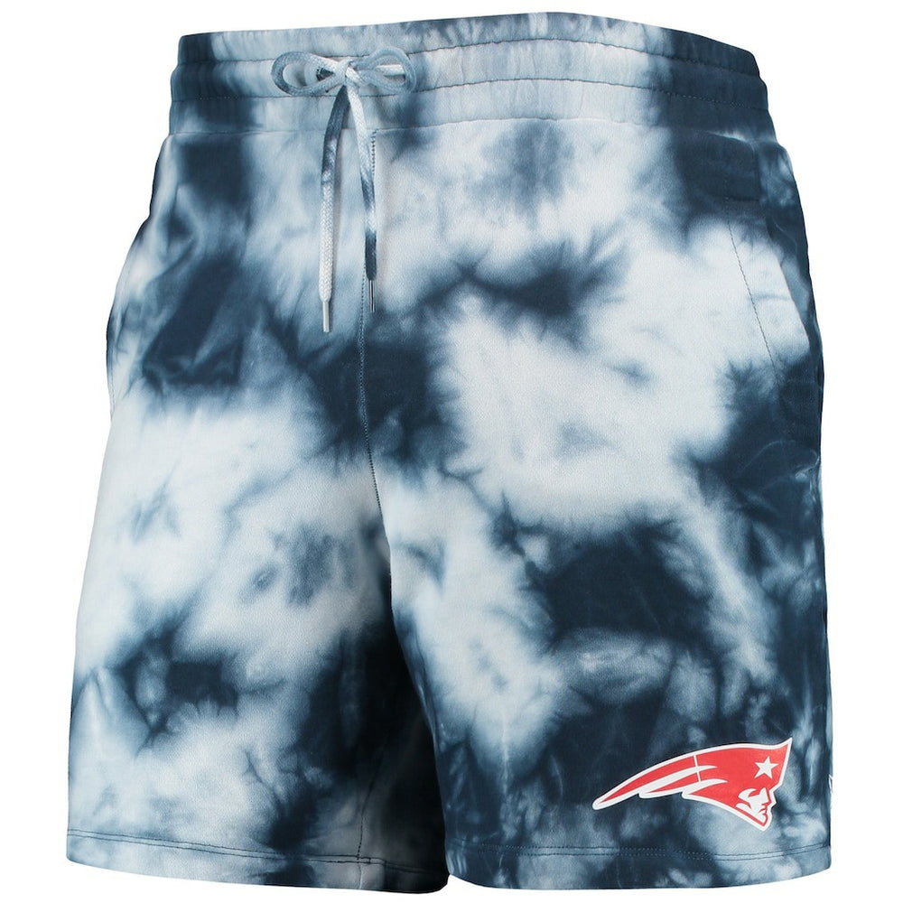 New England Patriots New Era Tie-Dye Shorts - Navy - NFL