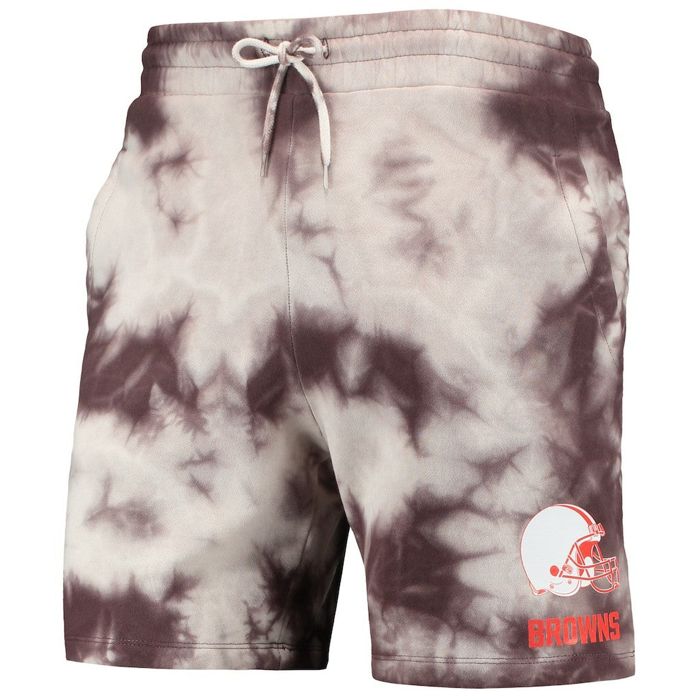 Cleveland Browns New Era Tie-Dye Shorts - Brown - NFL