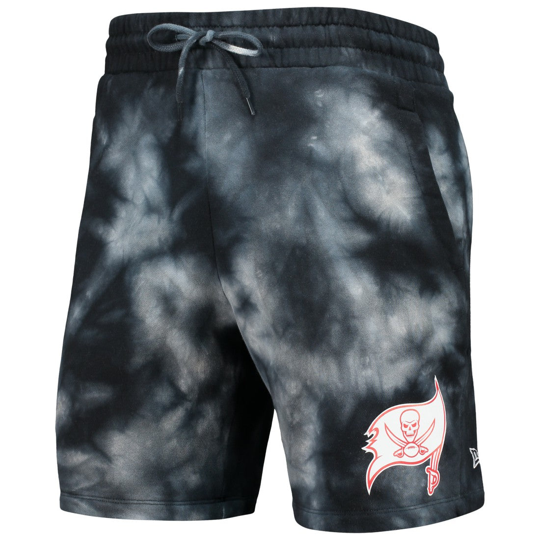Tampa Bay Buccaneers New Era Tie-Dye Shorts - Black - NFL