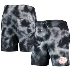 Kansas City Chiefs New Era Tie-Dye Shorts - Black - NFL