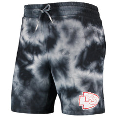 Kansas City Chiefs New Era Tie-Dye Shorts - Black - NFL