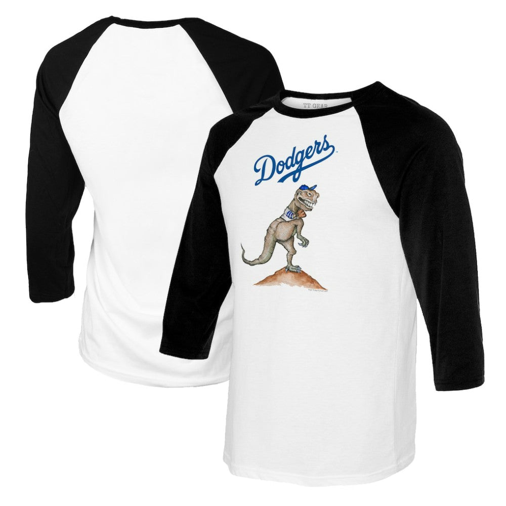 Los Angeles Dodgers Tiny Turnip Women's TT Rex 3/4-Sleeve Raglan T-Shirt Sale