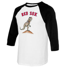 Boston Red Sox Tiny Turnip Youth TT Rex Raglan 3/4 Sleeve T-Shirt Discount