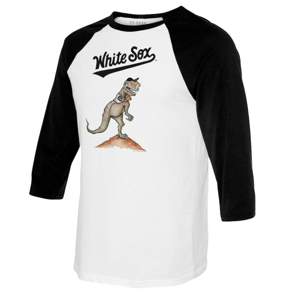 Chicago White Sox Tiny Turnip Youth TT Rex Raglan 3/4 Sleeve T-Shirt for sale