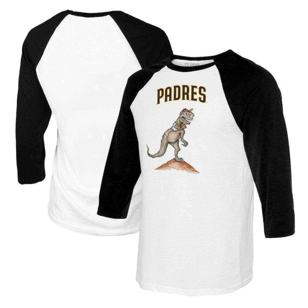 San Diego Padres Tiny Turnip Youth TT Rex Raglan 3/4 Sleeve T-Shirt Sale