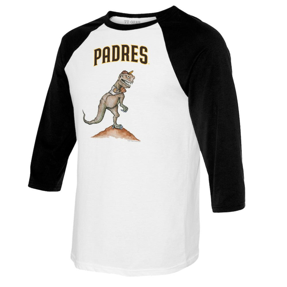 San Diego Padres Tiny Turnip Youth TT Rex Raglan 3/4 Sleeve T-Shirt Sale