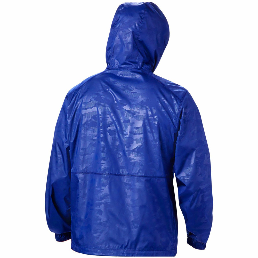 Columbia New York Knicks Camo Flash Forward Full-Zip Windbreaker Jacket Blue