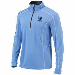 Columbia Memphis Grizzlies Shotgun Omni-Wick Quarter-Zip Pullover Jacket Light Blue