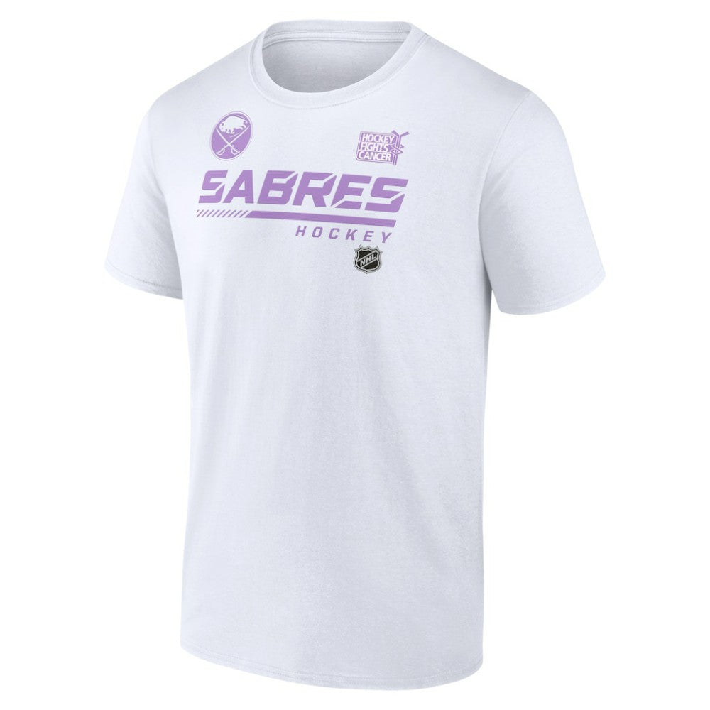 Buffalo Sabres NHL Hockey Fights Cancer T-Shirt - White | NHL sale