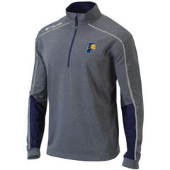 Columbia Indiana Pacers Omni-Wick Shotgun 2.0 Quarter-Zip Pullover Top Heathered Gray/Navy