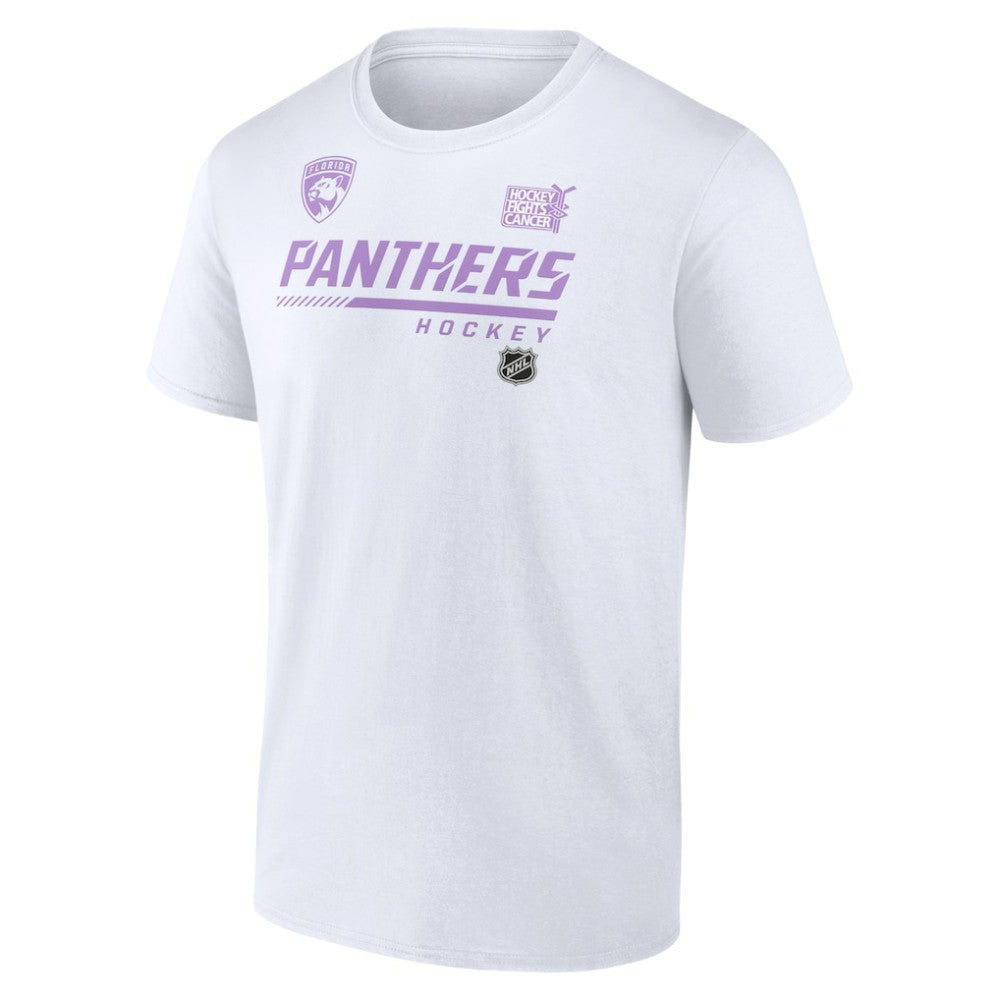 Florida Panthers NHL Hockey Fights Cancer T-Shirt - White | NHL discount