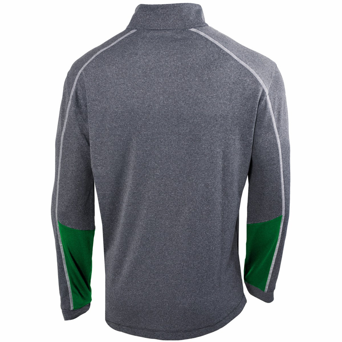 Columbia Milwaukee Bucks Omni-Wick Shotgun 2.0 Quarter-Zip Pullover Top Heathered Gray/Green