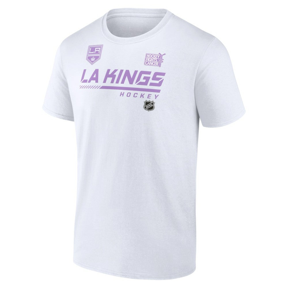 Los Angeles Kings NHL Hockey Fights Cancer T-Shirt - White | NHL Clearance