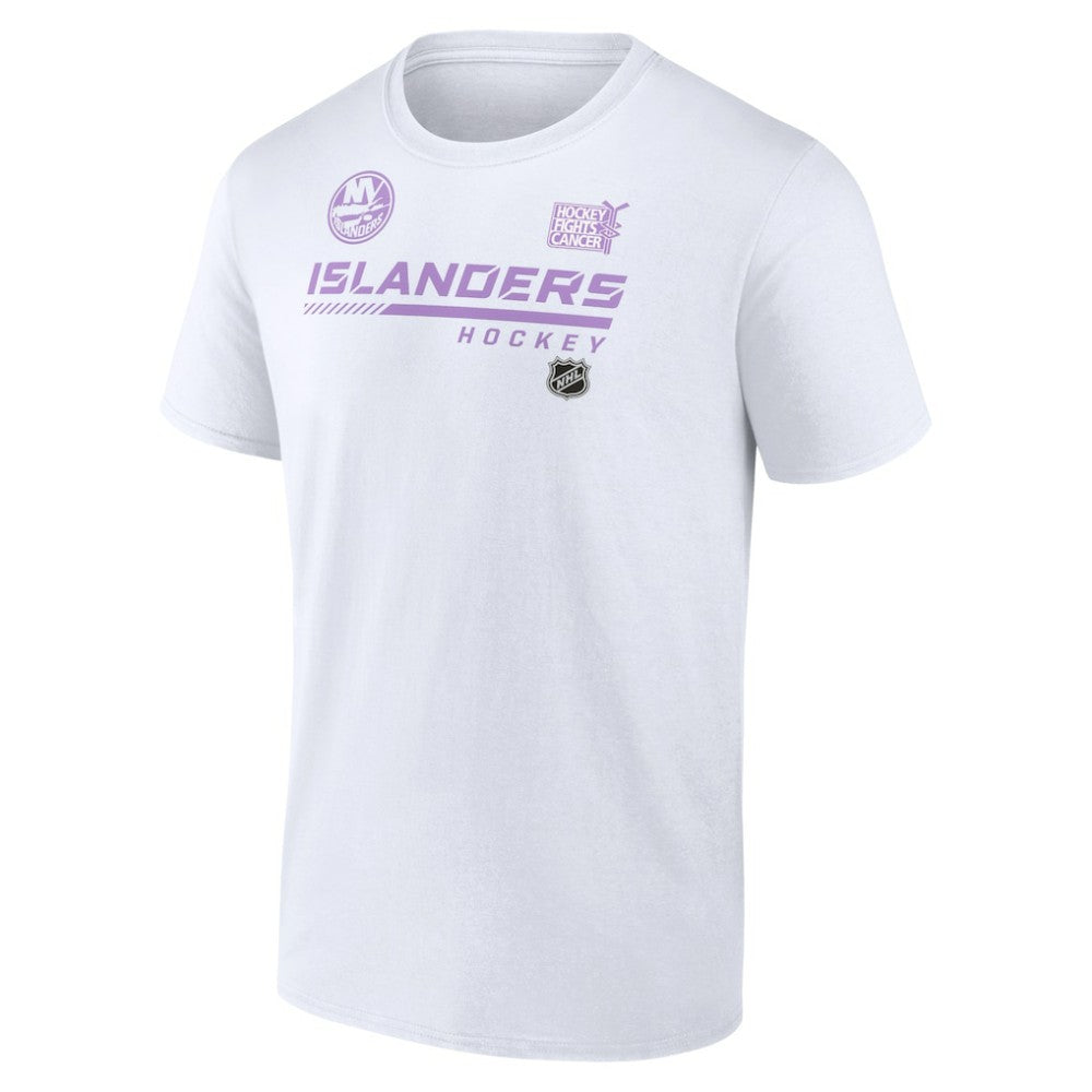 New York Islanders NHL Hockey Fights Cancer T-Shirt - White | NHL sale