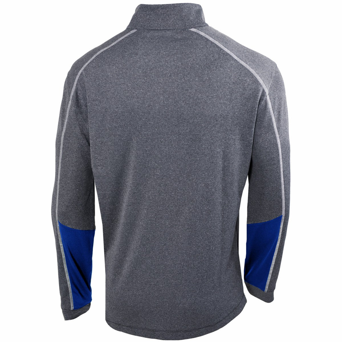 Columbia New York Knicks Omni-Wick Shotgun 2.0 Quarter-Zip Pullover Top Heathered Gray/Blue