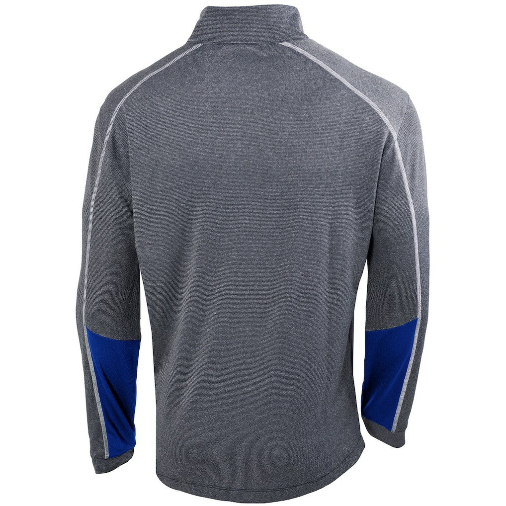 Columbia Oklahoma City Thunder Omni-Wick Shotgun 2.0 Quarter-Zip Pullover Top Heathered Gray/Blue