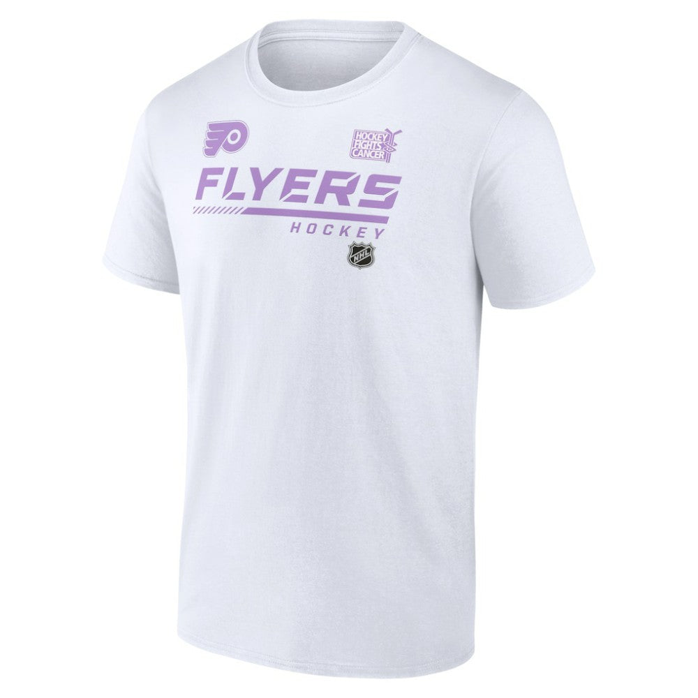 Philadelphia Flyers NHL Hockey Fights Cancer T-Shirt - White | NHL on sale