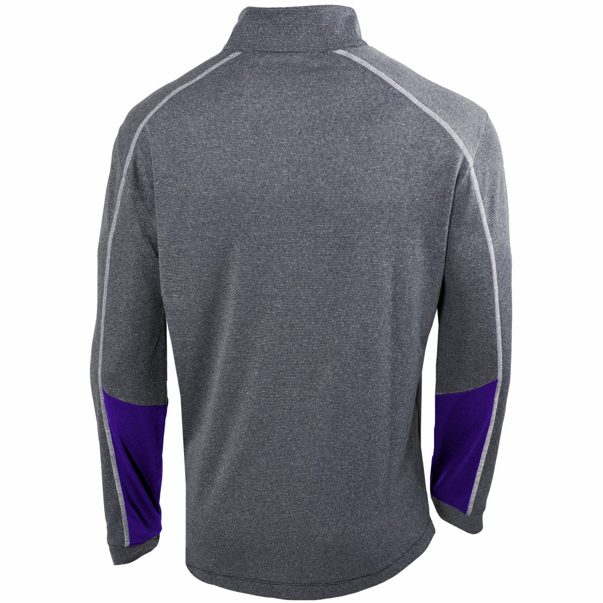 Columbia Phoenix Suns Omni-Wick Shotgun 2.0 Quarter-Zip Pullover Top Heathered Gray/Purple