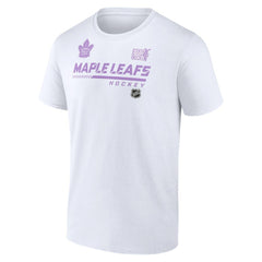 Toronto Maple Leafs NHL Hockey Fights Cancer T-Shirt - White | NHL Clearance