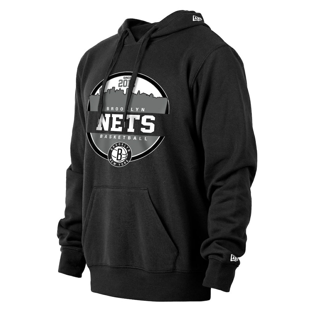 New Era Brooklyn Nets Localized Pullover Hoodie Black