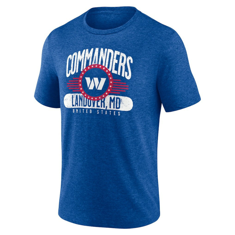 Washington Commanders Badge of Honor Tri-Blend T-Shirt - Royal - NFL